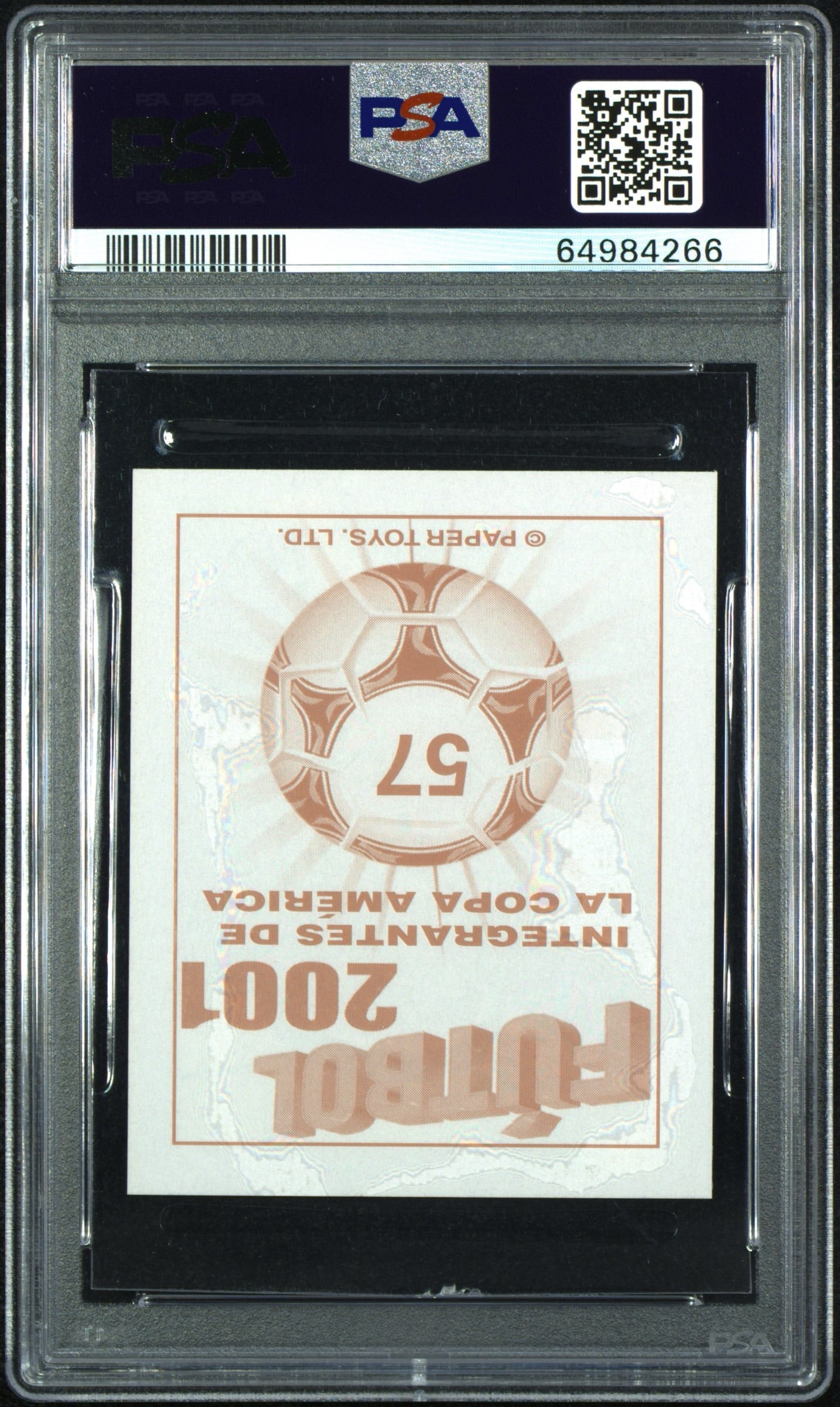2001 Navarrete Ronaldinho Copa America PSA 6