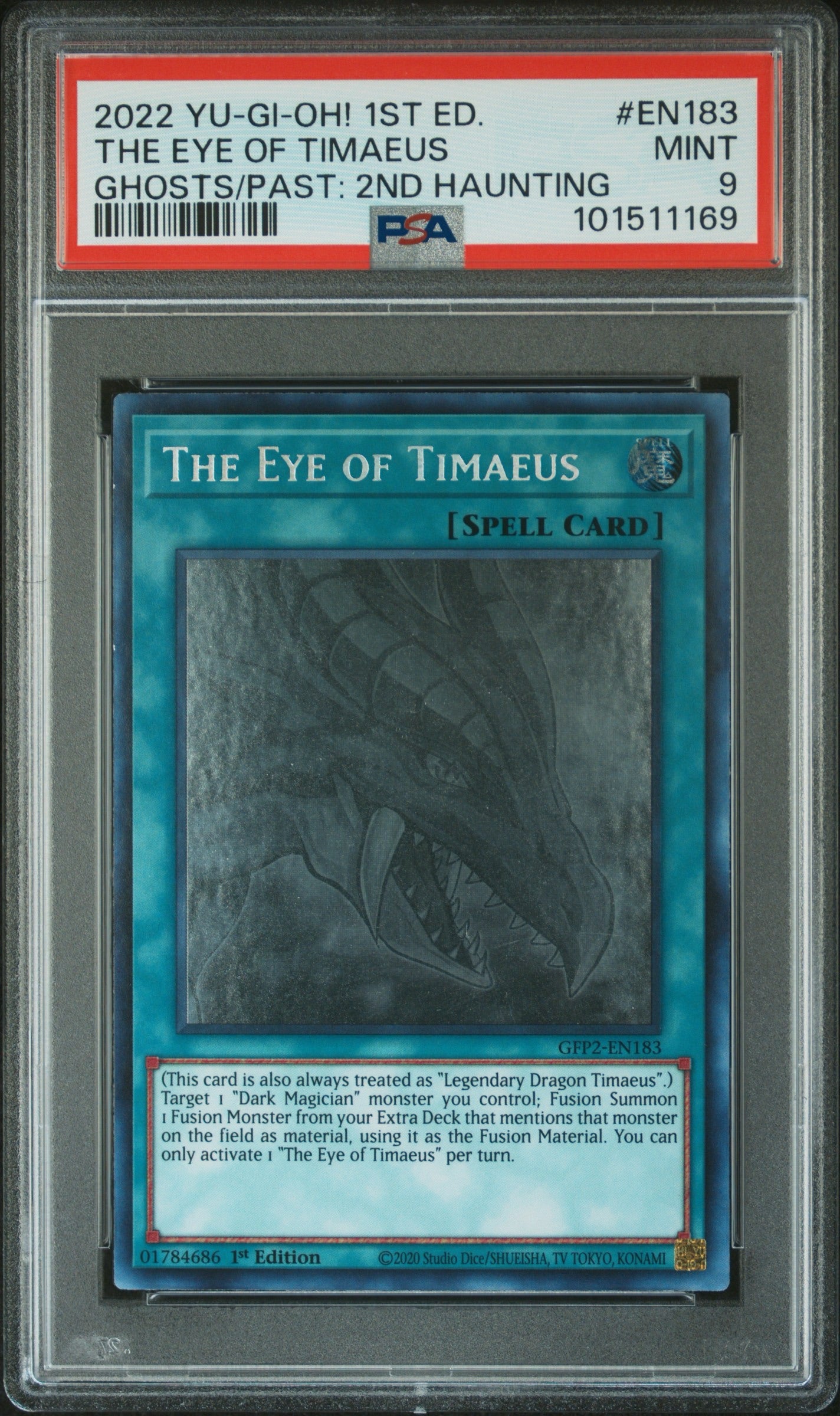 2022 The Eye Of Timaeus 1st ed. Ghosts From the Past PSA 9