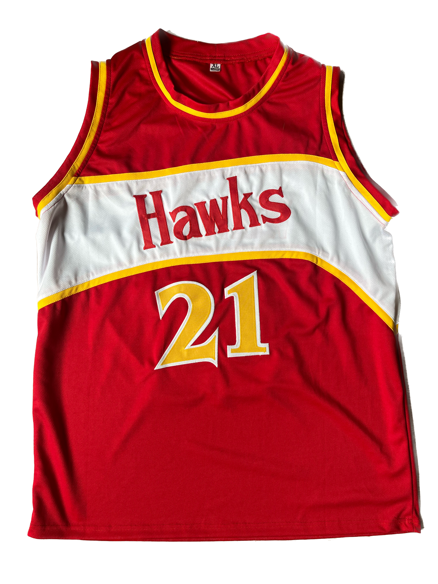 Dominique Wilkins #21 Atlanta Hawks signed jersey