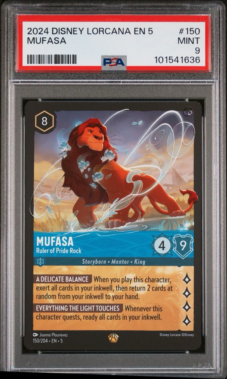 2024 Disney Lorcana EN 5 Mufasa PSA 9