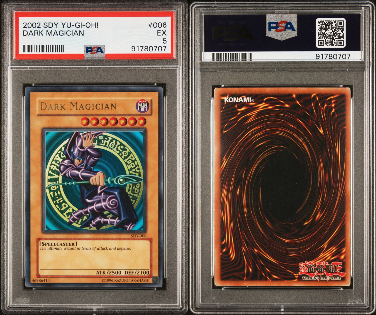 2002 Dark Magician SDY PSA 5