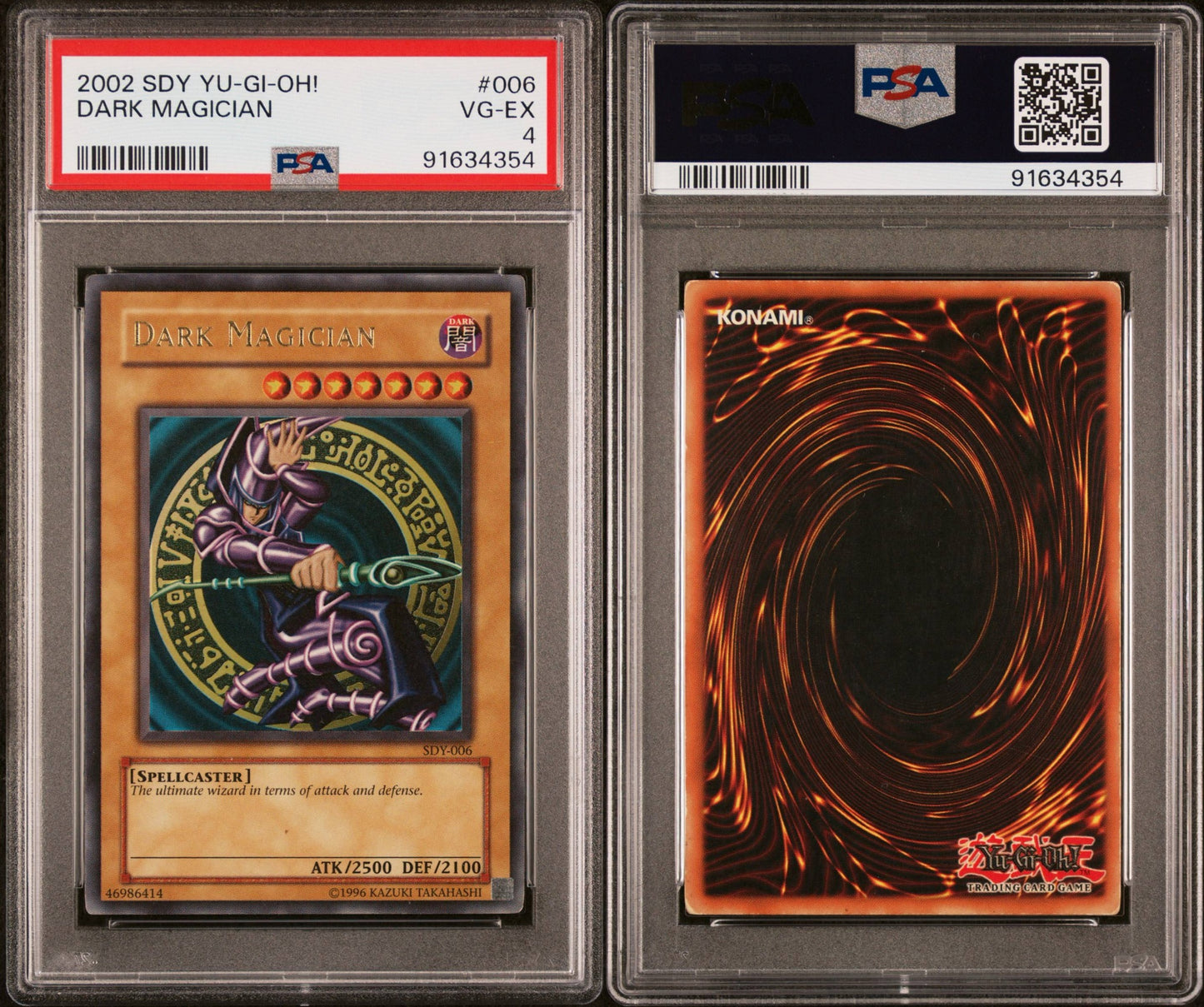 2002 Dark Magician SDY PSA 4