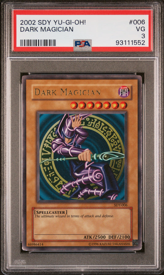 2002 Dark Magician SDY PSA 3