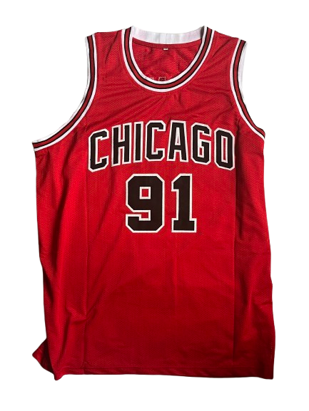 Dennis Rodman signed Bulls Jersey BECKETT Authenticated