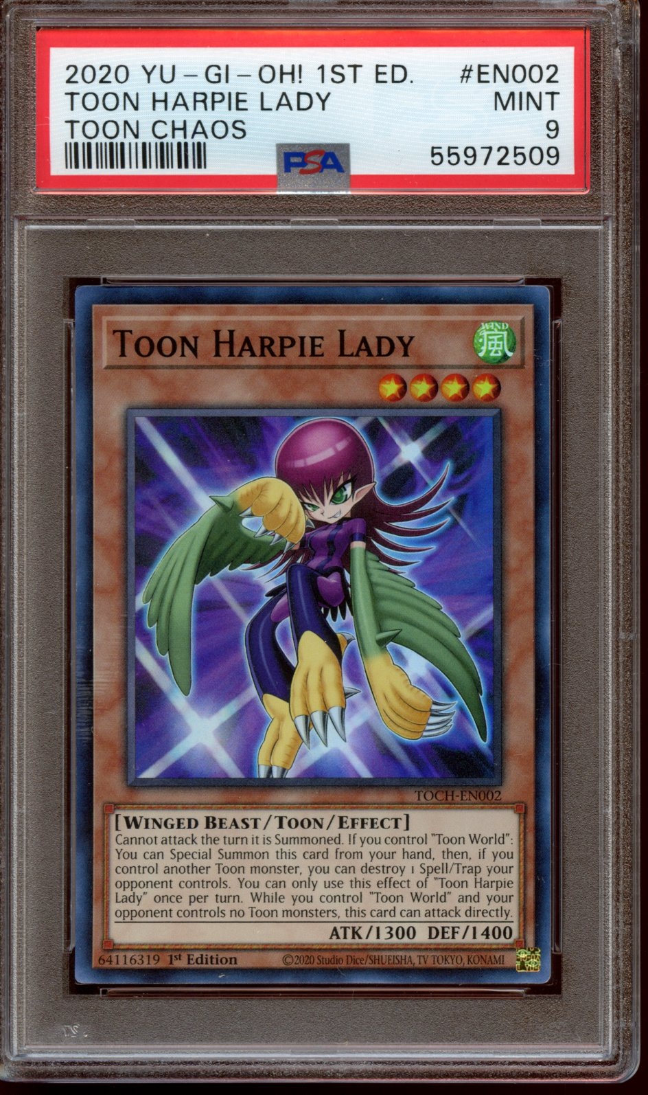 2020 Toon Lady 1st Ed. PSA 9