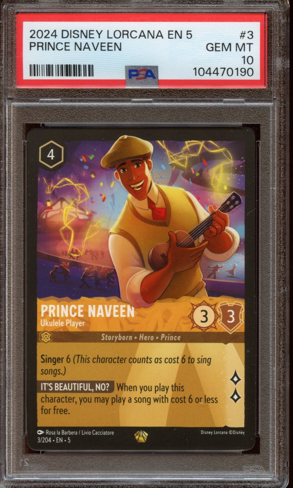 2024 Disney Lorcana EN 5 Prince Laveen PSA 10