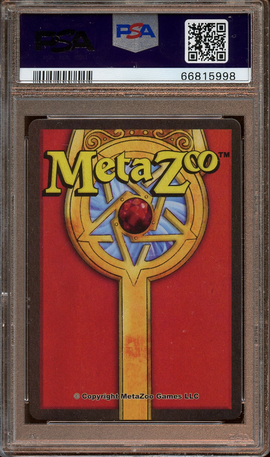 2021 MetaZoo Adam Ackler Holo Nightfall 1st Ed. PSA 9
