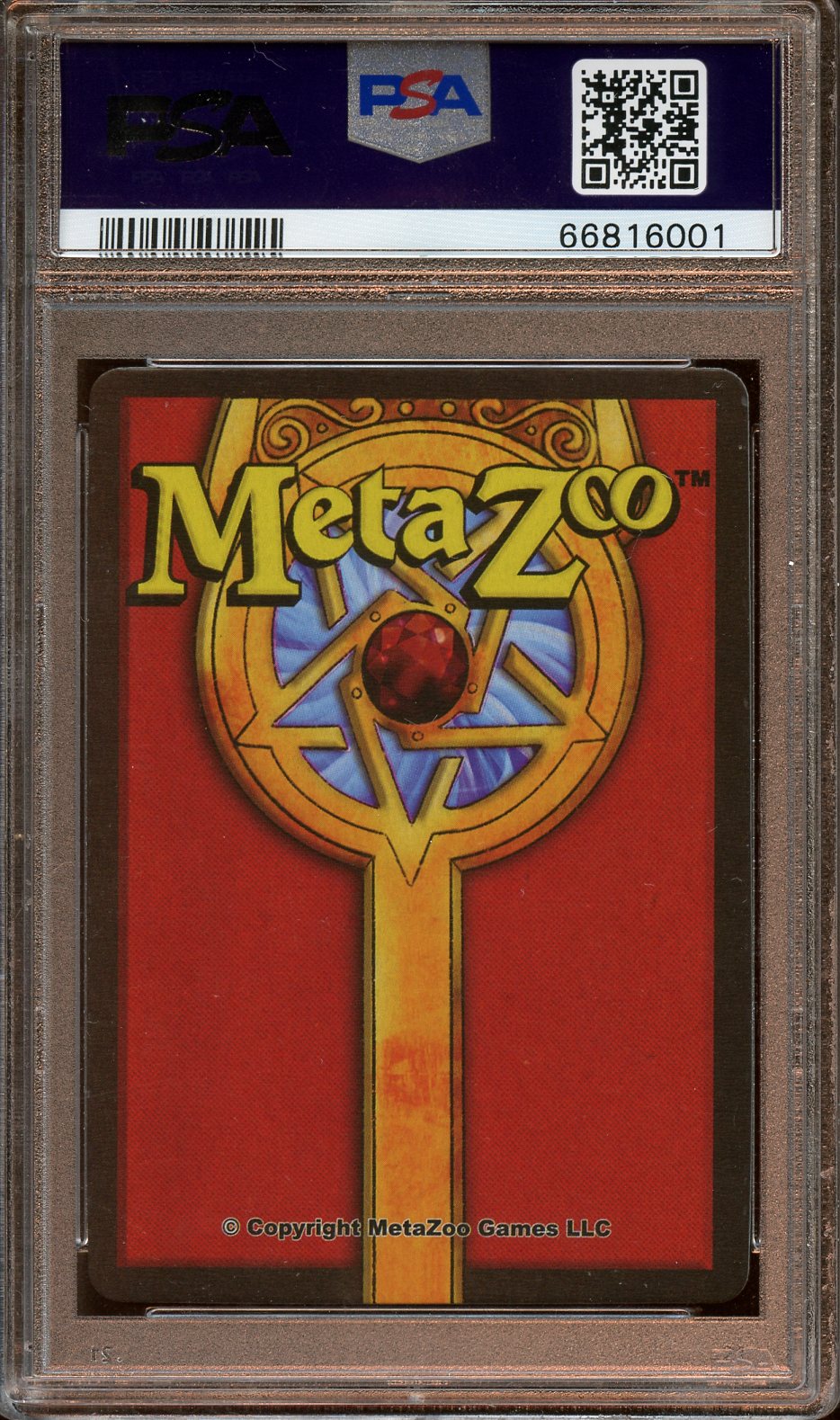 2021 MetaZoo Jersey Devil Holo Cryptid Nation 1st Ed. PSA 9