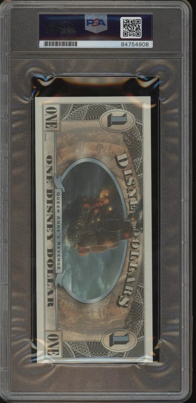 Johnny Depp / Jack Sparrow Signed Disney Dollar Pirates of the Carribbean PSA/DNA 10