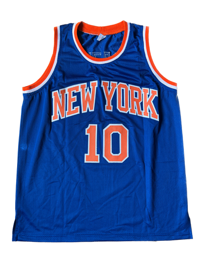 Walt Frazier #4 New York Knicks signed jersey