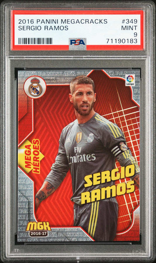 2016 Panini Megacracks Sergio Ramos PSA 9