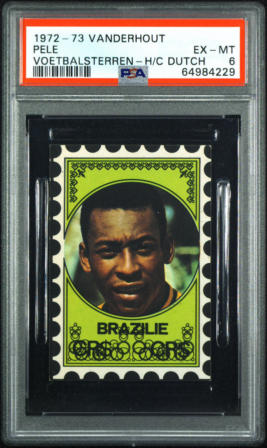 1972 - 73 Pele Vanderhout Pele Voetbalsterren PSA 6