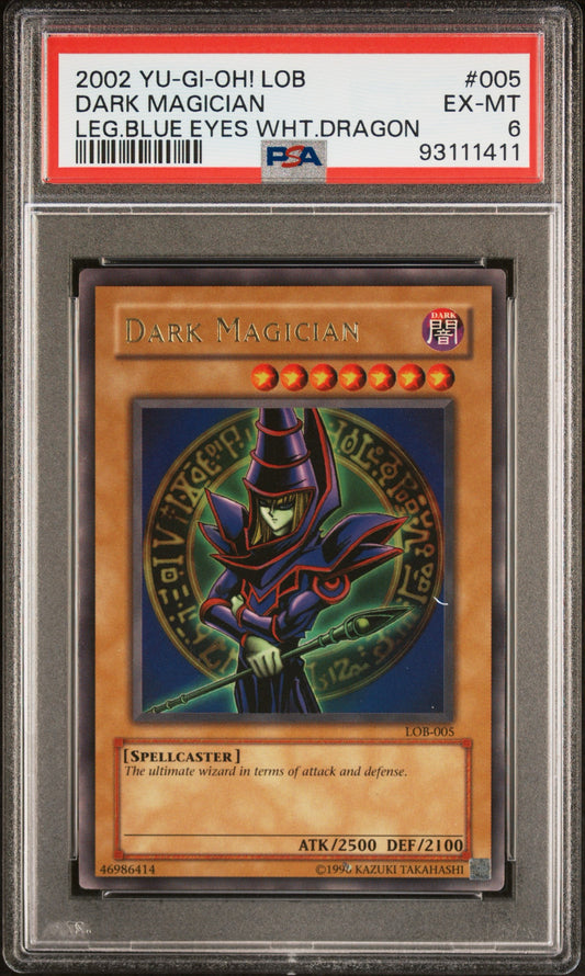 2002 Dark Magician LOB PSA 6