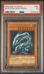 2002 Kaiba starter deck Blue Eyes White Dragon #SDK001 PSA 5