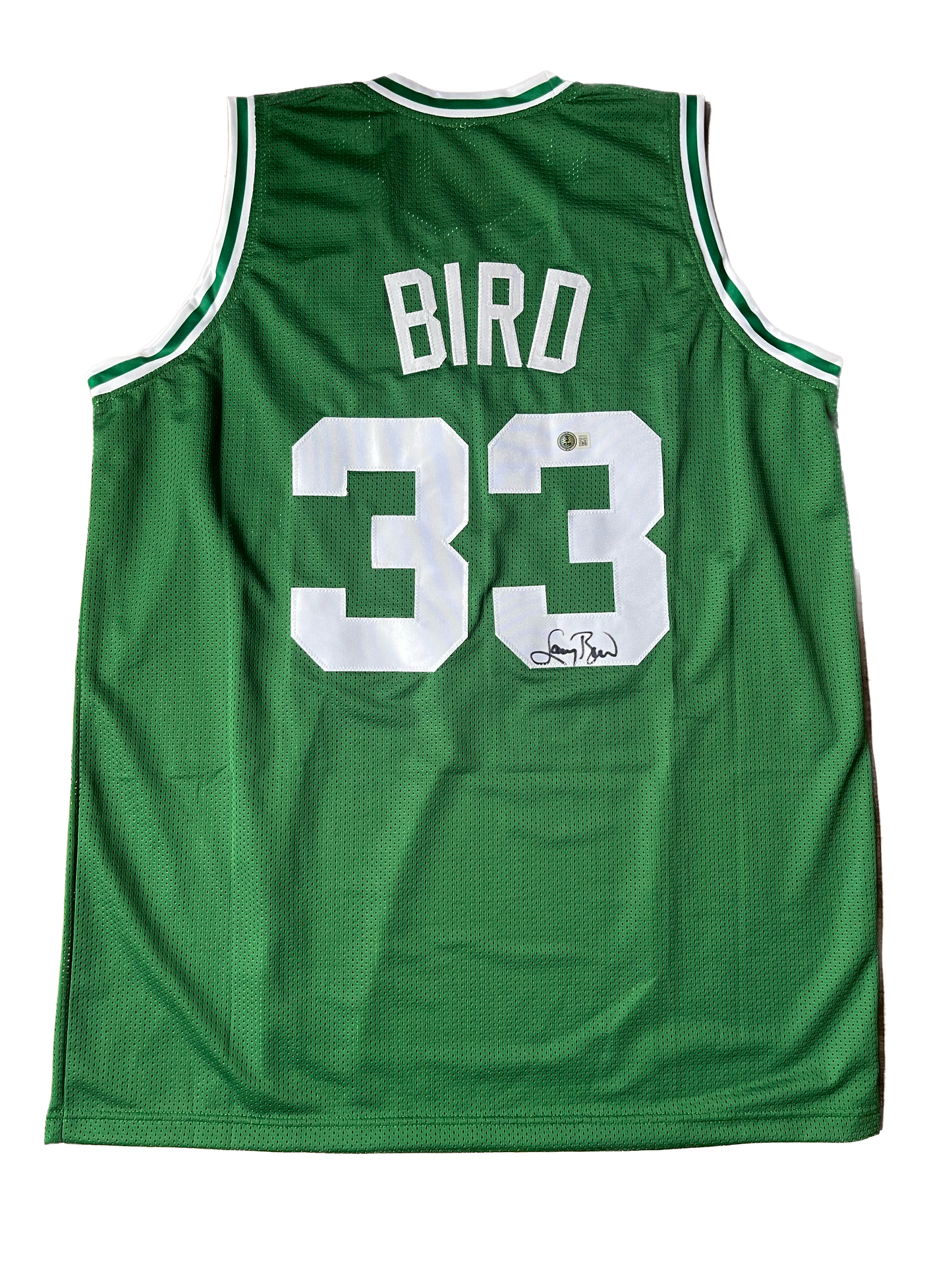 Larry Bird #33 Boston Celtics signed jersey