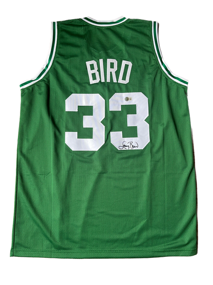 Larry Bird #33 Boston Celtics signed jersey
