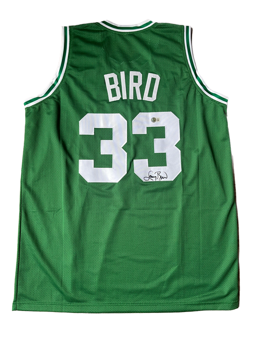 Larry Bird #33 Boston Celtics signed jersey