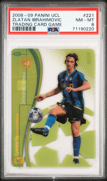 2008 - 09 Panini UCL Zlatan Ibrahimovic PSA 8