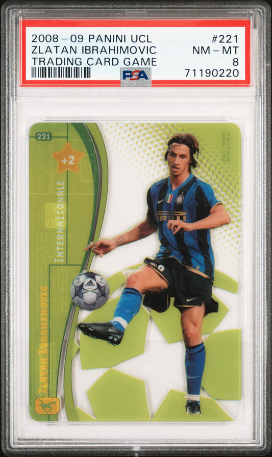 2008 - 09 Panini UCL Zlatan Ibrahimovic PSA 8