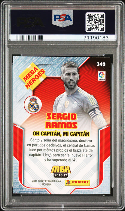2016 Panini Megacracks Sergio Ramos PSA 9