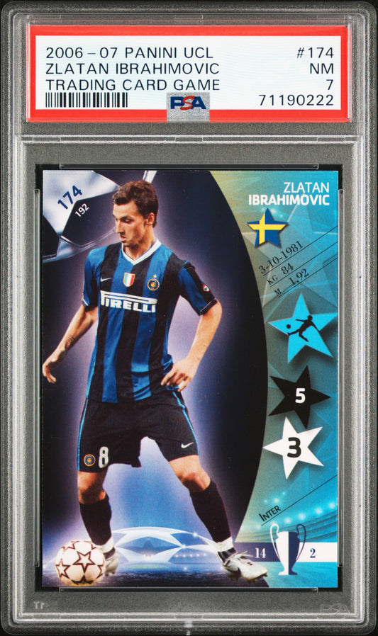 2006 Panini UCL Zlatan Ibrahimovic PSA 7