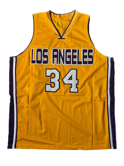 Shaquille O’Neal #34 Los Angeles Lakers signed jersey