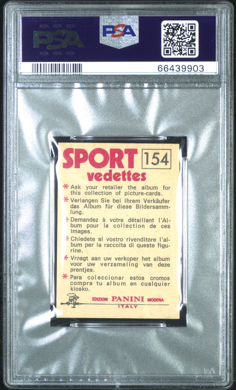 1974 Niki Lauda sport vedettes ROOKIE PSA 4.5