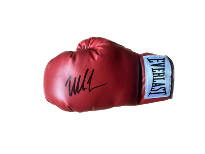 Mike Tyson signed boxing glove.