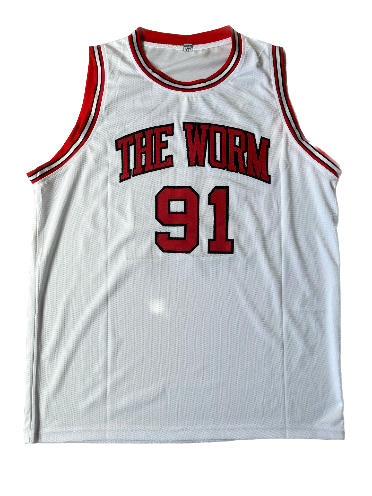 Dennis Rodman #91 signed Bulls Jersey