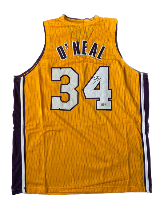 Shaquille O’Neal #34 Los Angeles Lakers signed jersey