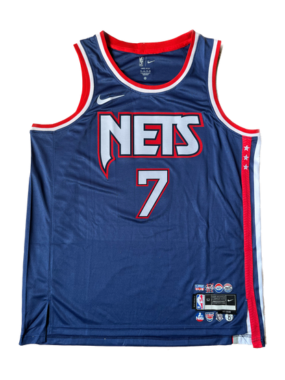 Kevin Durant #7 Brooklyn Nets NBA signed jersey