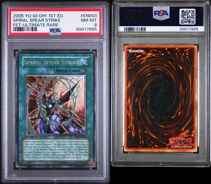 2005 Spiral Spear Strike 1st Edition ULTIMATE RARE PSA 8