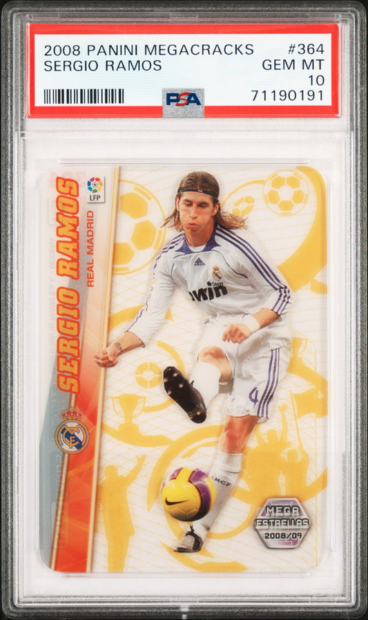 2008 Panini Megacracks Sergio Ramos PSA 10