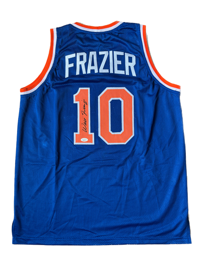 Walt Frazier #4 New York Knicks signed jersey