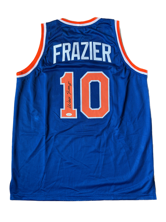 Walt Frazier #4 New York Knicks signed jersey