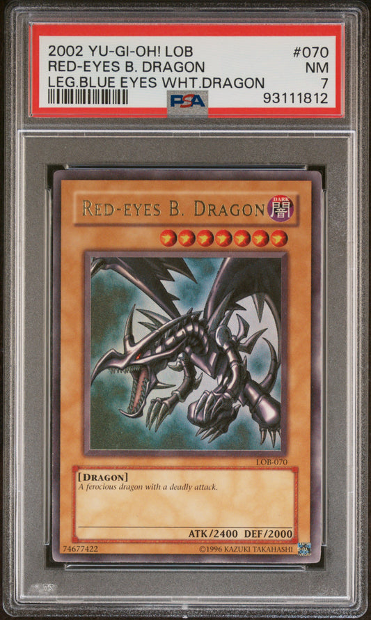 2002 Red Eyes Black Dragon LOB PSA 7