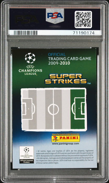 2009 Panini UEFA Karim Benzema Super Strikers - Star Player PSA 7