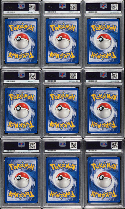 2000 Pokemon World Collection PIKACHU Complete set PSA graded.