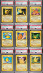 2000 Pokemon World Collection PIKACHU Complete set PSA graded.