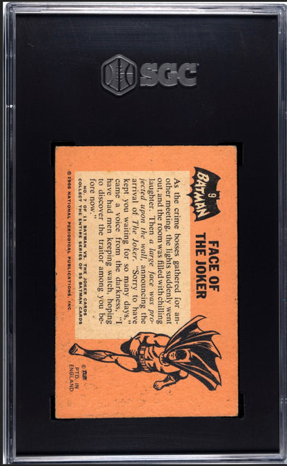 1966 GUM BATMAN Face of the Joker SGC 3