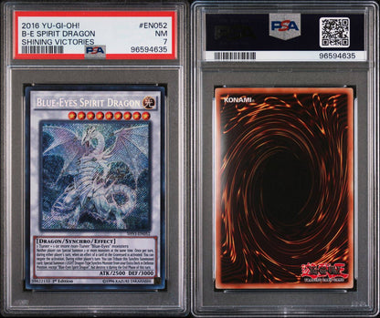 2016 Blue Eyes Spirit Dragon Shining Victories PSA 7