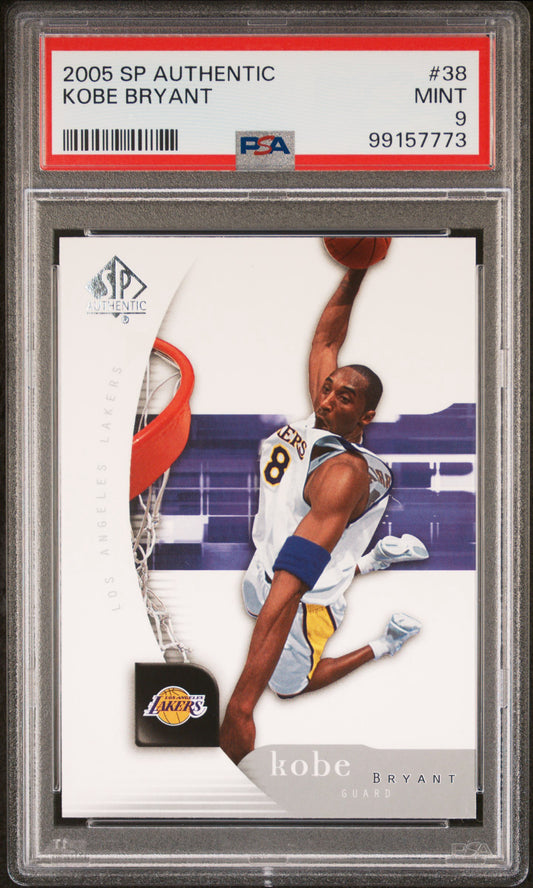 2005 SP Authentic Kobe Bryant PSA 9