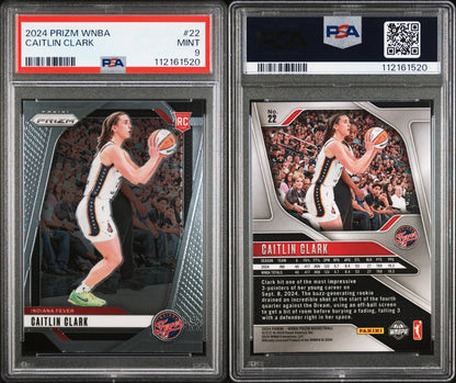 2024 Prizm WNBA Caitlin Clark PSA 9