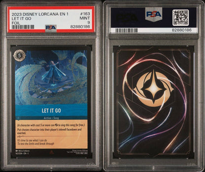 2023 Disney Lorcana EN1 Let it Go Foil PSA 9