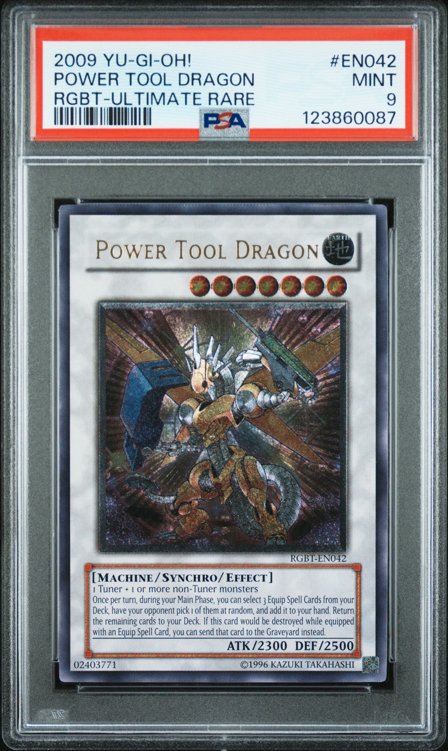 2009 Power Tool Dragon ultimate rare PSA 9