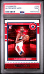 2024 Hoops Alexandre Sarr Wizards ROOKIE PSA 9