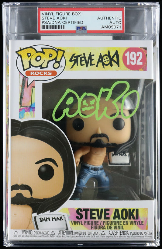 Funko PoP! Steve Aoki PSA/DNA signature AUTHENTIC
