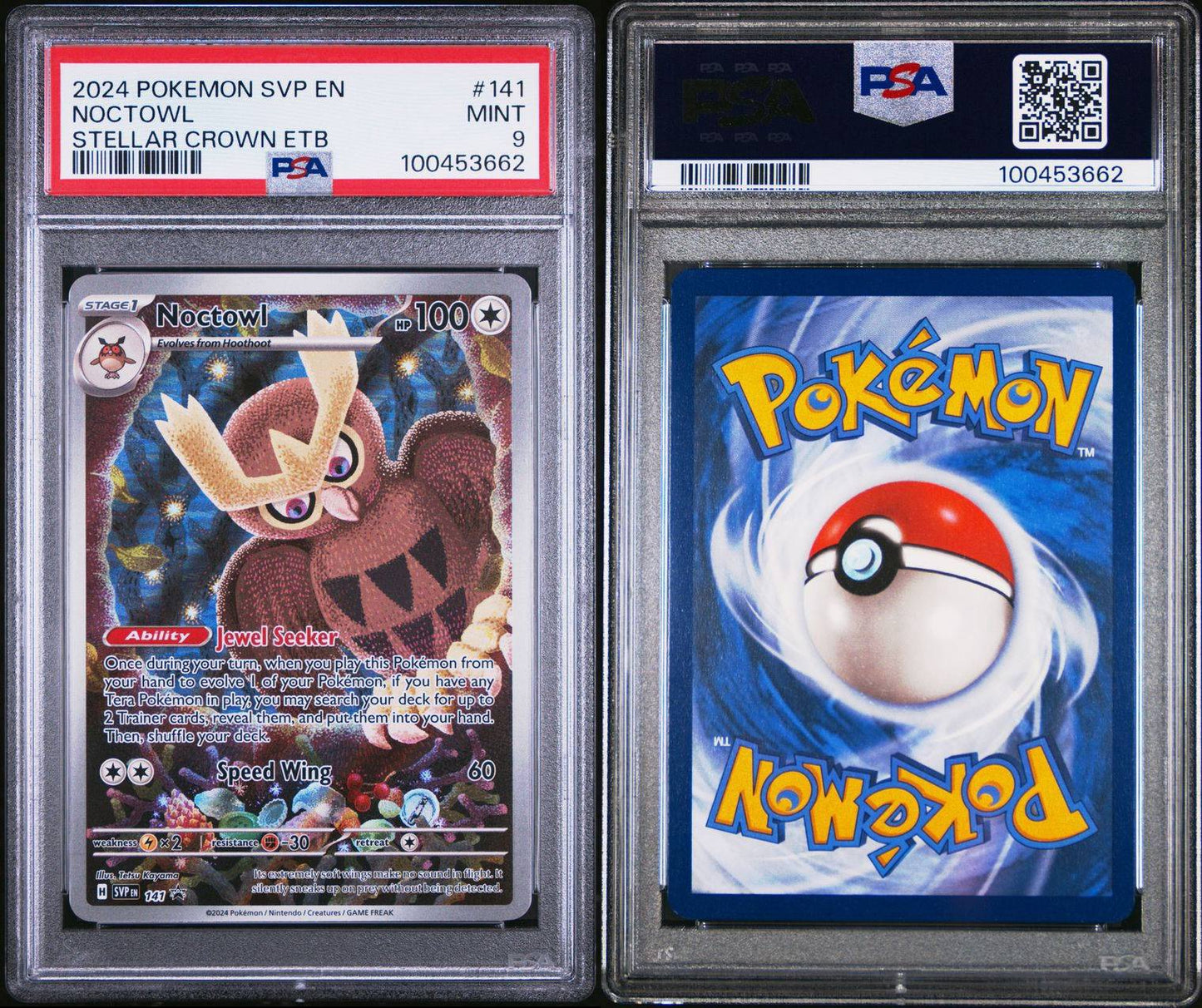 2024 Noctowl Stellar Crown ETB PSA 9