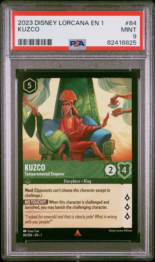 2023 Disney Lorcana EN1 Kuzco PSA 9