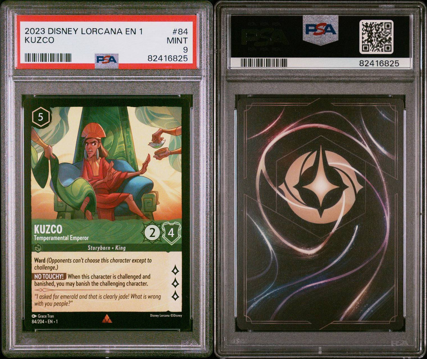 2023 Disney Lorcana EN1 Kuzco PSA 9